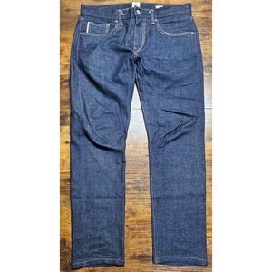 Hiroshi Kato Jeans Men's 32x28 The Scissors Slim Tapered Indigo Wash Selvedge